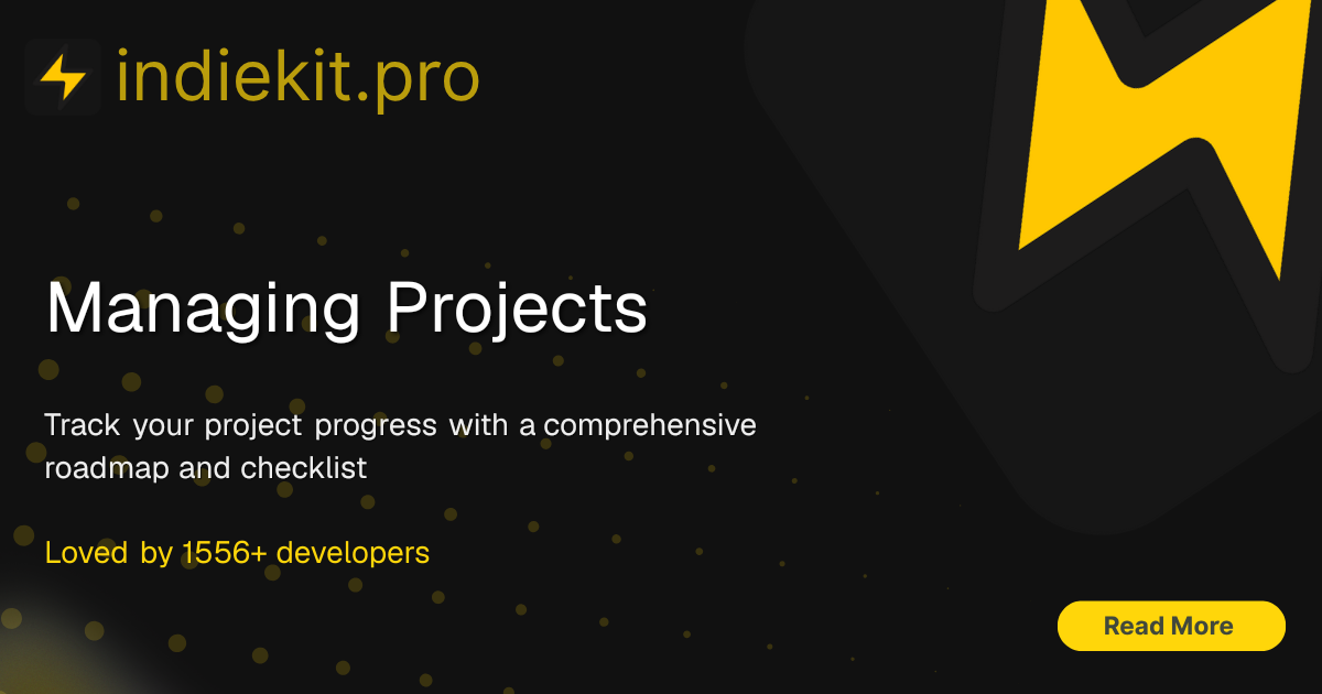 Managing Projects | Indie Kit Docs